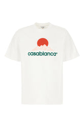 White cotton Montagne t-shirt -  | Wise
