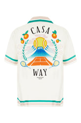 Camicia in seta bianca -  | Wise