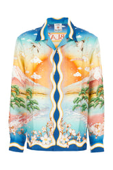 Camicia in seta multicolor -  | Wise