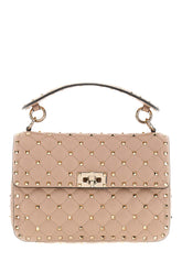 Borsa a mano Rockstud Spike media in nappa rosa antico -  | Wise