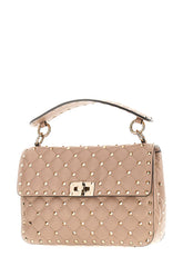 Borsa a mano Rockstud Spike media in nappa rosa antico -  | Wise