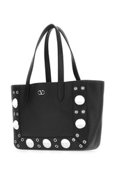 Black leather Nellcôte shopping bag -  | Wise