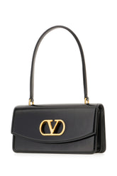 Black leather shoulder bag -  | Wise