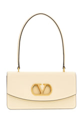 Ivory leather shoulder bag -  | Wise