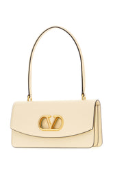 Ivory leather shoulder bag -  | Wise