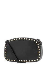 Black leather crossbody bag -  | Wise