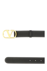 Black leather belt -  | Wise