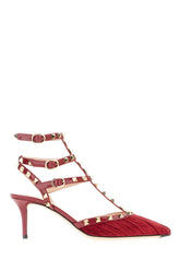 Red velvet pumps -  | Wise