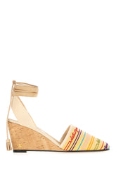 Multicolor fabric wedges -  | Wise
