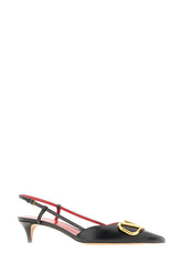 Black leather pumps -  | Wise