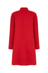 Red wool blend coat -  | Wise