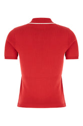 Polo in cotone rosso -  | Wise