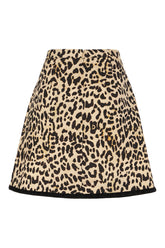 Printed wool blend skirt -  | Wise