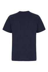 T-shirt in cotone blu navy -  | Wise