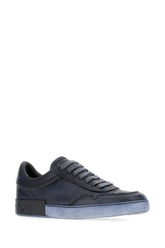 Black leather sneakers -  | Wise
