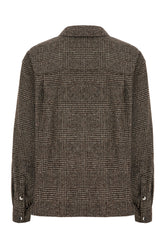 Camicia in misto lana ricamata -  | Wise