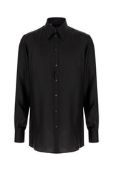 Camicia in seta nera -  | Wise