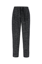 Pantalone in misto lana ricamata -  | Wise