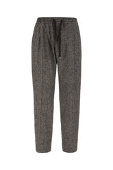 Pantalone in misto lana ricamata -  | Wise