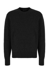 Black wool blend sweater -  | Wise