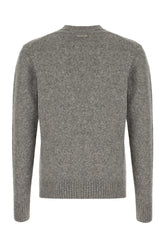 Melange grey wool blend sweater -  | Wise