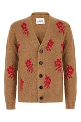 Biscuit alpaca blend cardigan -  | Wise