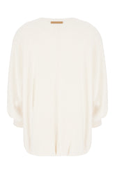 Ivory wool blend cardigan -  | Wise