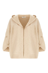 Cardigan in misto lana beige -  | Wise
