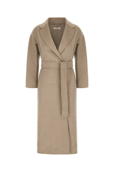 Dove grey wool Esturia coat -  | Wise