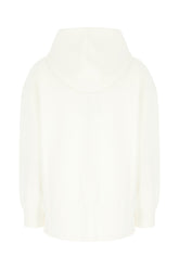 Ivory cotton blend sweatshirt -  | Wise