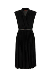 Black triacetate blend dress -  | Wise