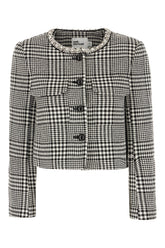 Embroidered polyester blend cardigan -  | Wise