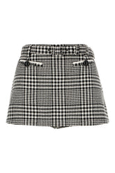 Embroidered polyester blend shorts -  | Wise