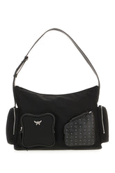 Borsa a spalla in nylon nero -  | Wise
