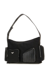 Borsa a spalla in nylon nero -  | Wise