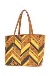Printed synthetic leather shopping bag -  | Wise