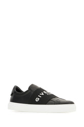 Black leather sneakers -  | Wise