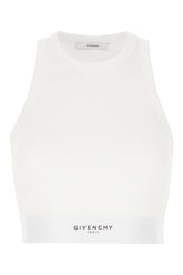 White stretch cotton top -  | Wise