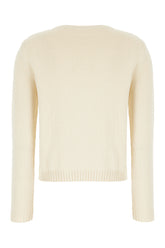 Ivory cotton blend sweater -  | Wise