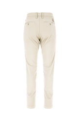 Grey stretch cotton blend pants -  | Wise