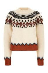 Maglione in lana ricamata -  | Wise
