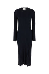 Midnight bue viscose blend dress -  | Wise