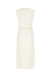 White polyester dress -  | Wise