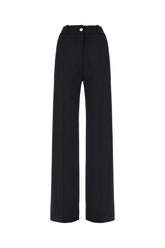 Pantalone in lana stretch nera -  | Wise