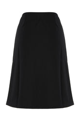 Black polyester skirt -  | Wise