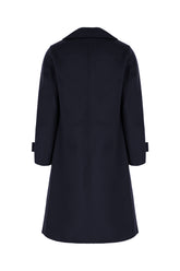 Midnight blue wool coat -  | Wise