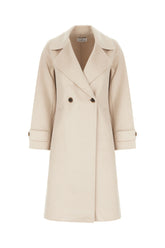 Pastel pink wool coat -  | Wise