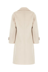 Pastel pink wool coat -  | Wise