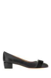 Black nappa leather Vara pumps -  | Wise