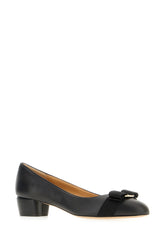Black nappa leather Vara pumps -  | Wise